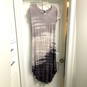 Grey tie dye dress. New with tags